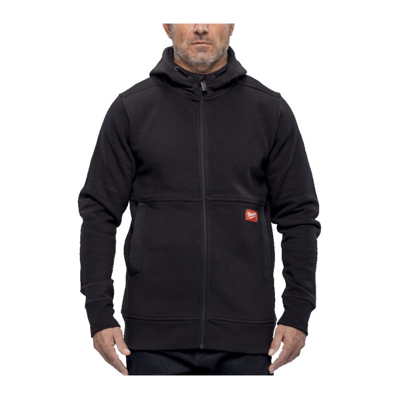 Купити Толстовка на блискавці GRIDIRON MILWAUKEE, WHZ BL XL, з капюшоном, чорна (розмір XL). Офіційний магазин Мілвокі Україна, фірмова гарантія з доставкою по Украіні