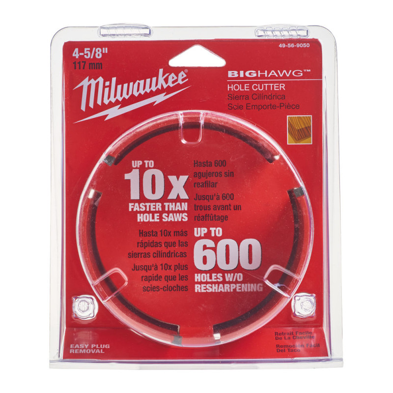 Купити Коронка по дереву MILWAUKEE BIGHAW діаметр 117мм. Офіційний магазин Мілвокі Україна, фірмова гарантія з доставкою по Украіні
