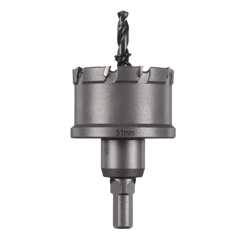 Купити Коронка Holesaw TCT MILWAUKEE, для сталі/нержавіючої сталі, діаметр 51мм. Офіційний магазин Мілвокі Україна, фірмова гарантія з доставкою по Украіні