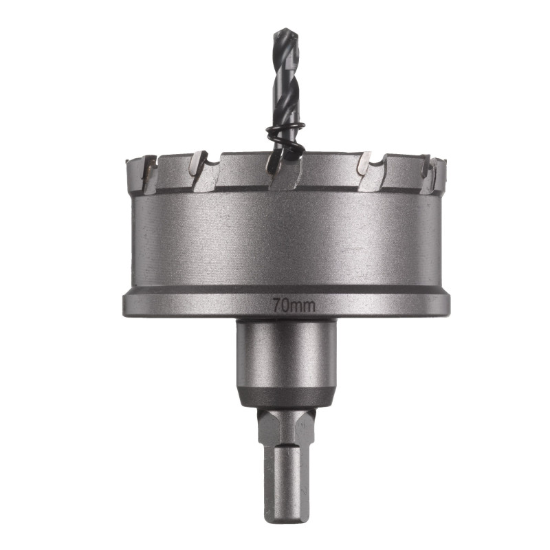 Купити Коронка Holesaw TCT MILWAUKEE, для сталі/нержавіючої сталі, діаметр 70мм. Офіційний магазин Мілвокі Україна, фірмова гарантія з доставкою по Украіні