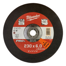 Купити Диск зачисний по металу MILWAUKEE, SG 27/230х6 PRO+, діаметр 230мм. Офіційний магазин Мілвокі Україна, фірмова гарантія з доставкою по Украіні