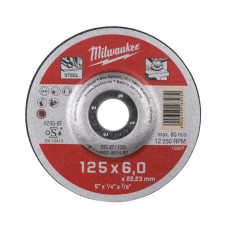 Купити Диск зачистний по металу MILWAUKEE, SCS 41/125х6, діаметр 125мм (заміна на 4932502214). Офіційний магазин Мілвокі Україна, фірмова гарантія з доставкою по Украіні