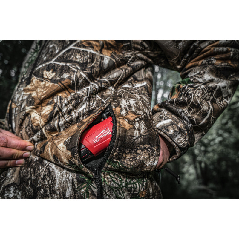 Купити Куртка з підігрівом MILWAUKEE, M12 HJCAMO6-0 (XXL), камуфляжна (розмір XXL). Офіційний магазин Мілвокі Україна, фірмова гарантія з доставкою по Украіні