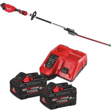 Купити Кущоріз висотний акумуляторний безщітковий MILWAUKEE, M18 FHETE22-802, 216см, лезо 60см (зарядний пристрій M12-18 FC, 2 акумулятори М18 FВ8 8Аг, картонне пакування). Офіційний магазин Мілвокі Україна, фірмова гарантія з доставкою по Украіні