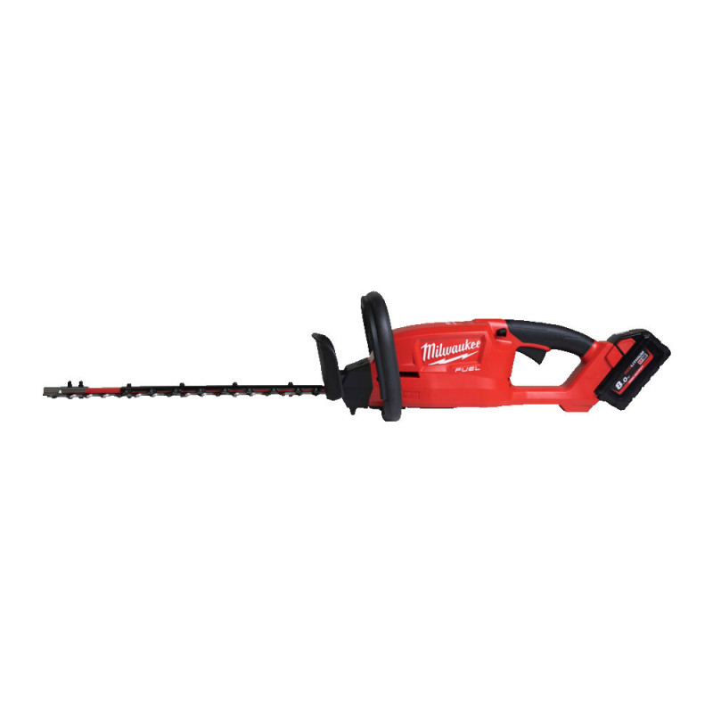 Купити Кущоріз акумуляторний безщітковий MILWAUKEE, M18 FHET45-802, лезо 45см (зарядний пристрій M12-18 FC, 2 акумулятори М18 НВ8 8Аг, картонне пакування). Офіційний магазин Мілвокі Україна, фірмова гарантія з доставкою по Украіні