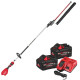 Купити Кущоріз висотний акумуляторний безщітковий MILWAUKEE, M18 FHETE27-802, 267см, лезо 60см (зарядний пристрій M12-18 FC, 2 акумулятори М18 FВ8 8Аг, картонне пакування). Офіційний магазин Мілвокі Україна, фірмова гарантія з доставкою по Украіні