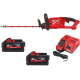 Купити Кущоріз акумуляторний безщітковий MILWAUKEE, M18 FHT45-802, лезо 45см (зарядний пристрій M12-18 FC, 2 акумулятори М18 НВ8 8Аг, картонне пакування). Офіційний магазин Мілвокі Україна, фірмова гарантія з доставкою по Украіні