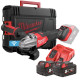 Купити Шліфмашина кутова акумуляторна MILWAUKEE, M18 FSAGSVO125X-502X, 1200 Вт діаметр 125мм (+зар.пр., 2ак.Х5Аг, HD кейс). Офіційний магазин Мілвокі Україна, фірмова гарантія з доставкою по Украіні