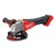 Купити Шліфмашина кутова акумуляторна безщіткова MILWAUKEE, M18 FSAG125X-0, діаметр 125мм (каркас, антивібраційна бічна рукоятка, захисний кожух, затискна гайка, ключ, опорна гайка, пилезахисний екран, картонне пакувавння). Офіційний магазин Мілвокі Україна, фірмова гарантія з доставкою по Украіні