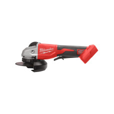 Купити Шліфмашина кутова акумуляторна безщіткова MILWAUKEE, M18 BLSAG115XPD-0, діаметр 115мм (каркас, захисний кожух, ключ, опорна та затискна гайки, бічна ручка). Офіційний магазин Мілвокі Україна, фірмова гарантія з доставкою по Украіні