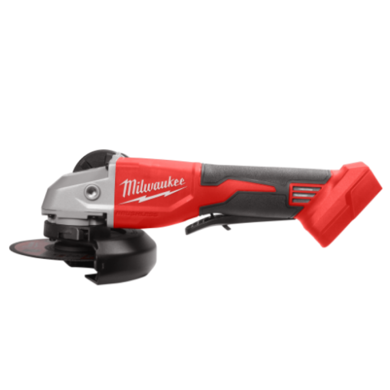 Купити Шліфмашина кутова акумуляторна безщіткова MILWAUKEE, M18 BLSAG125XPD-0, діаметр 125мм, (каркас, бічна рукоять, захисний кожух, ключ, фланцева і притискна гайки, картонне пакування). Офіційний магазин Мілвокі Україна, фірмова гарантія з доставкою по Украіні