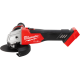 Купити Шліфмашина кутова акумуляторна безщіткова MILWAUKEE, M18 FSAG125X-0, діаметр 125мм (каркас, антивібраційна бічна рукоятка, захисний кожух, затискна гайка, ключ, опорна гайка, пилезахисний екран, картонне пакувавння). Офіційний магазин Мілвокі Україна, фірмова гарантія з доставкою по Украіні