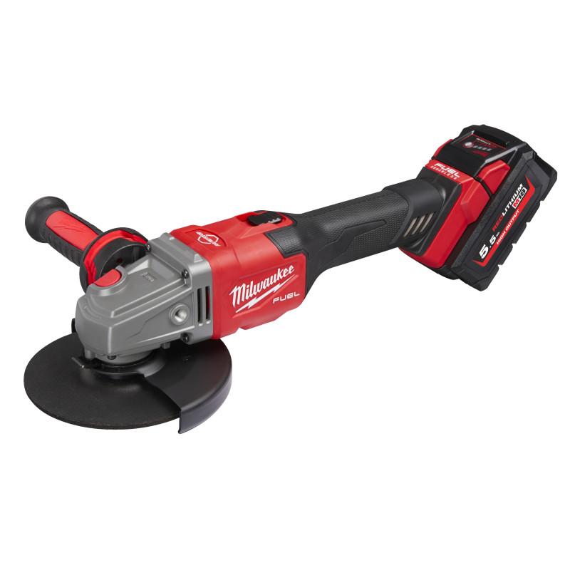 Купити Шліфмашина кутова - болгарка акумуляторна безщіткова MILWAUKEE, M18 FHSAG125XB-552X, діаметр 125мм. Офіційний магазин Мілвокі Україна, фірмова гарантія з доставкою по Украіні