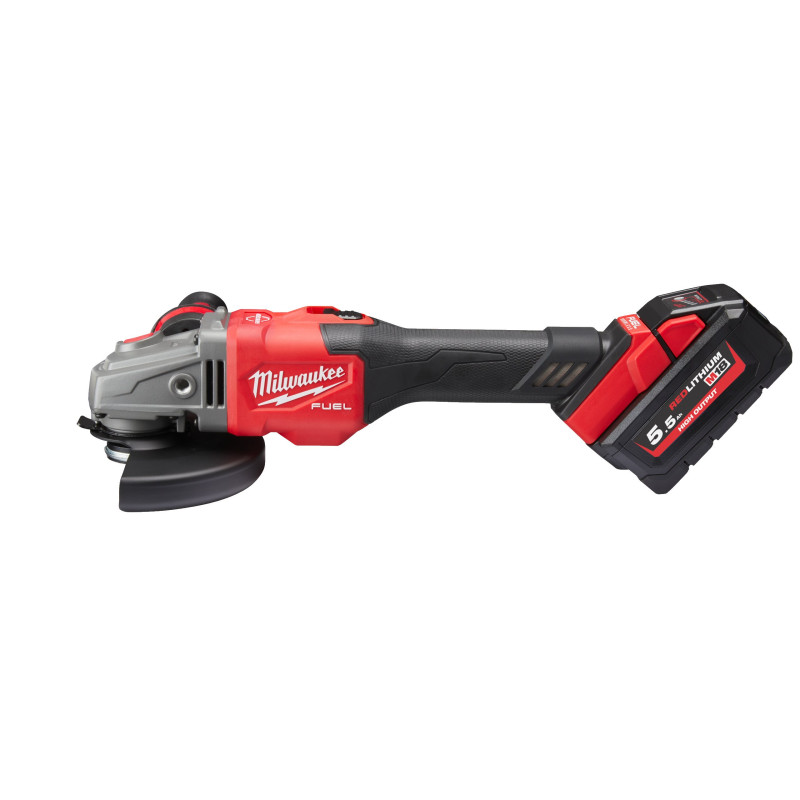 Купити Шліфмашина кутова - болгарка акумуляторна безщіткова MILWAUKEE, M18 FHSAG125XB-552X, діаметр 125мм. Офіційний магазин Мілвокі Україна, фірмова гарантія з доставкою по Украіні