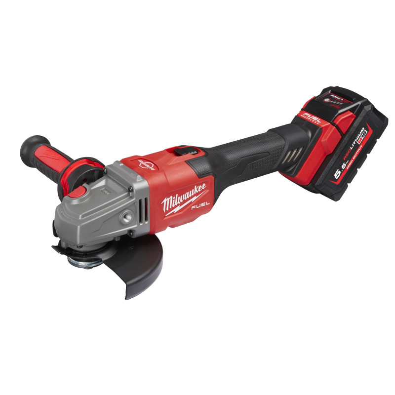Купити Шліфмашина кутова - болгарка акумуляторна безщіткова MILWAUKEE, M18 FHSAG125XB-552X, діаметр 125мм. Офіційний магазин Мілвокі Україна, фірмова гарантія з доставкою по Украіні