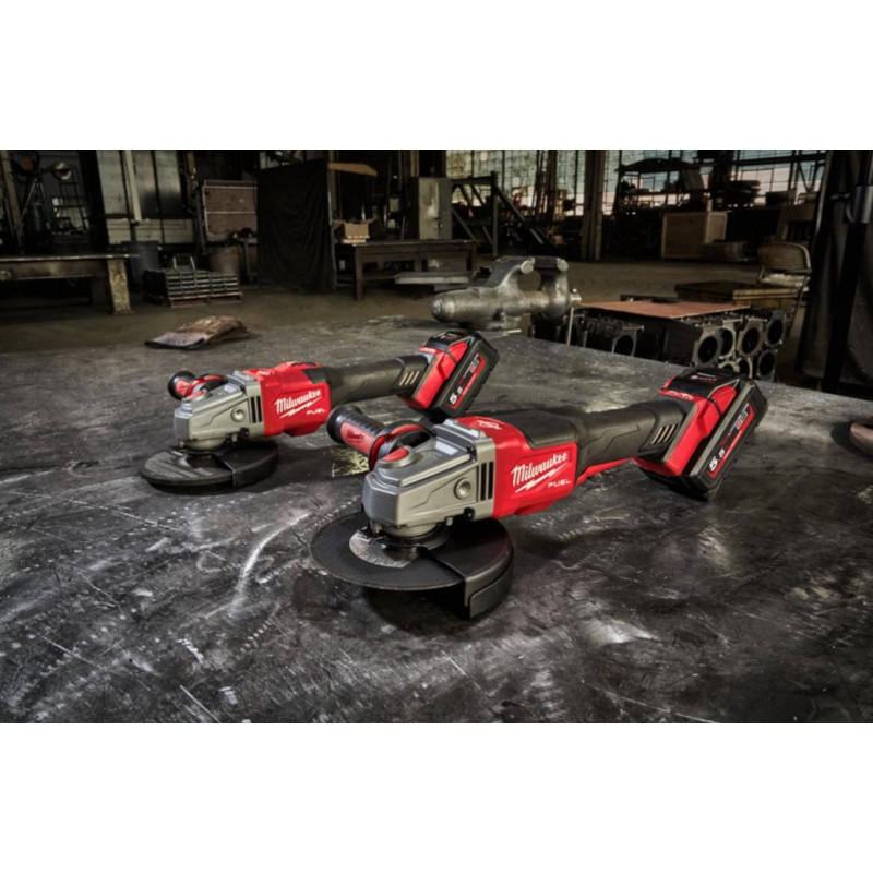 Купити Шліфмашина кутова - болгарка акумуляторна безщіткова MILWAUKEE, M18 FHSAG125XB-552X, діаметр 125мм. Офіційний магазин Мілвокі Україна, фірмова гарантія з доставкою по Украіні