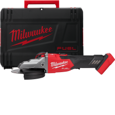 Купити Шліфмашина кутова - болгарка акумуляторна MILWAUKEE M18FSAGF125XB-0X, діаметр 125мм (антивібраційна бокова рукоятка, захисний кожух, безключова гайка FIXTEC, пилезахисний екран, картонне пакування, HDкейс). Офіційний магазин Мілвокі Україна, фірмова гарантія з доставкою по Украіні