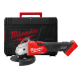 Купити Шліфмашина кутова - болгарка акумуляторна безщіткова MILWAUKEE, M18 FSAG125XB-0X, діаметр 125мм (каркас, антивібраційна бокова рукоятка, захисний кожух, затискна та опорна гайки, пилезахисний екран, HDкейс). Офіційний магазин Мілвокі Україна, фірмова гарантія з доставкою по Украіні
