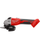 Купити Шліфмашина кутова акумуляторна безщіткова MILWAUKEE, M18 BLSAG125X-0, діаметр 125мм (каркас бічна рукоять, захисний кожух, ключ, фланцева і притискна гайки, картонне пакування). Офіційний магазин Мілвокі Україна, фірмова гарантія з доставкою по Украіні