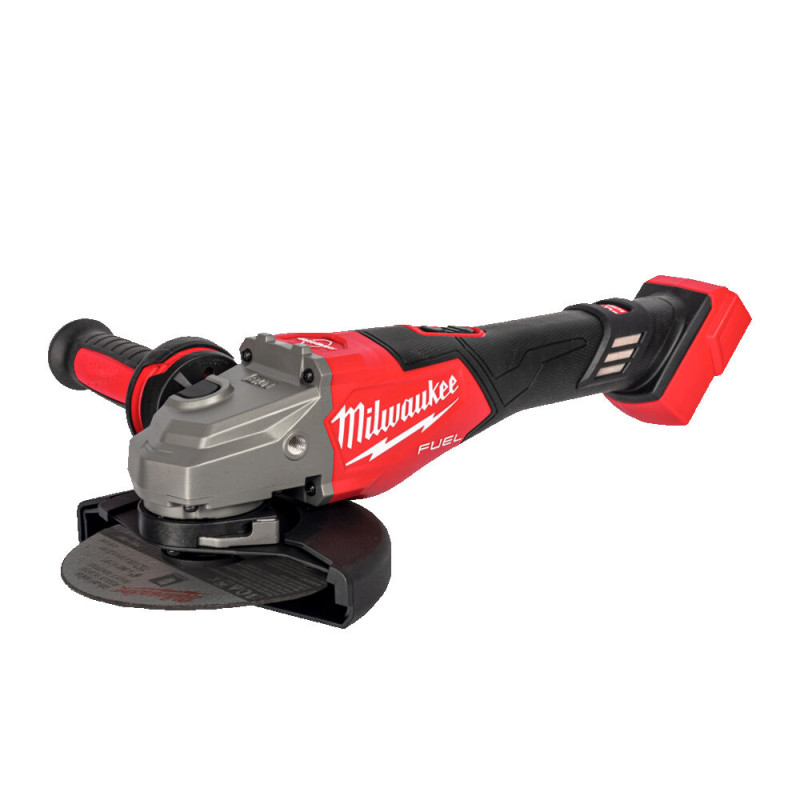 Купити Шліфмашина кутова - болгарка акумуляторна MILWAUKEE, M18 FHSAG150XB2-0X, діаметр 150мм (каркас, антивібраційна бічна рукоять, захисний кожух, затискна та опорна гайки, пилезахисний екран, HDкейс). Офіційний магазин Мілвокі Україна, фірмова гарантія з доставкою по Украіні
