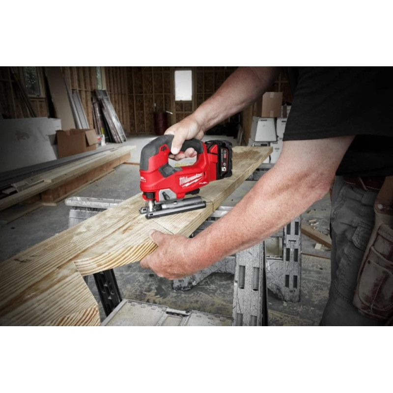 Купити Лобзик акумуляторний MILWAUKEE, M18 FJS-0X (каркас. полотно, адаптер, кожух, насадка, накладка підошви, HDкейс). Офіційний магазин Мілвокі Україна, фірмова гарантія з доставкою по Украіні