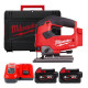Купити Лобзик акумуляторний MILWAUKEE, M18 FJS-502X (зарядний пристрій M12-18 FC, 2 акумулятори М18 В5 5Аг, аксесуари, HDкейс). Офіційний магазин Мілвокі Україна, фірмова гарантія з доставкою по Украіні