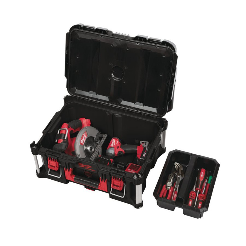 Купити Великий ящик для інструментів MILWAUKEE PACKOUT LARGE BOX 4932464079. Офіційний магазин Мілвокі Україна, фірмова гарантія з доставкою по Украіні