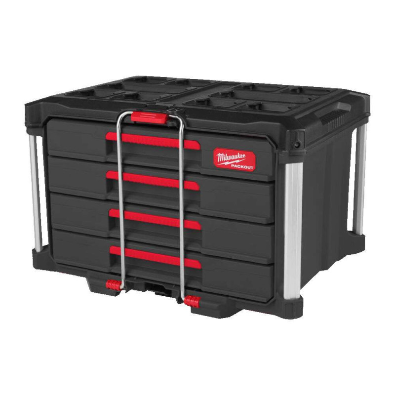 Купити Ящик для инструменту з 4 висувними шухлядами PACKOUT MILWAUKEE DRAWER BOX (560x410х363мм). Офіційний магазин Мілвокі Україна, фірмова гарантія з доставкою по Украіні