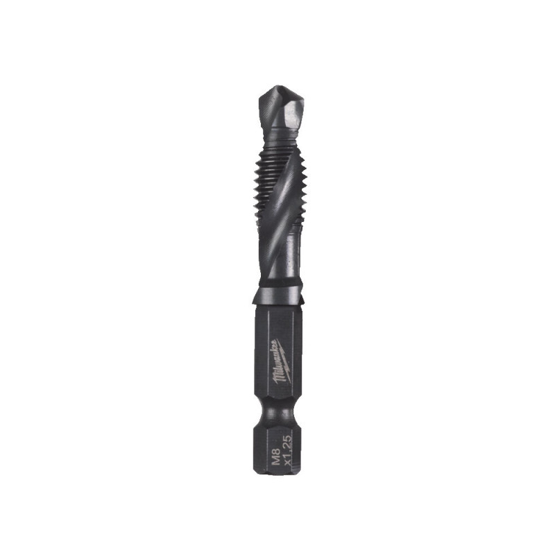 Купити Свердло-метчик 1/4 Hex комбіноване 3-в-1 HSS-G MILWAUKEE, M8x57мм. Офіційний магазин Мілвокі Україна, фірмова гарантія з доставкою по Украіні