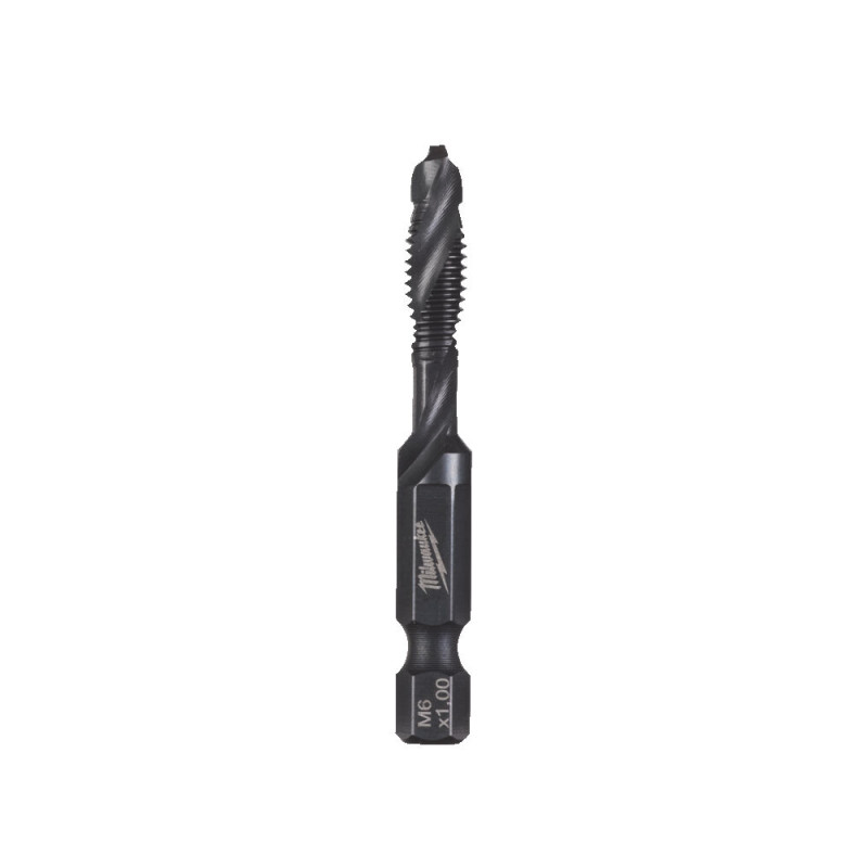 Купити Свердло-метчик 1/4 Hex комбіноване 3-в-1 HSS-G MILWAUKEE, M6x57мм. Офіційний магазин Мілвокі Україна, фірмова гарантія з доставкою по Украіні