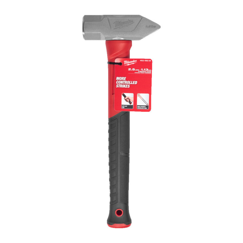Купити Молоток інженерний з рукояткою зі скловолокна Fiberglass Cross-Peen MILWAUKEE, 1130гр. Офіційний магазин Мілвокі Україна, фірмова гарантія з доставкою по Украіні
