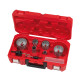 Купити Набір коронок Holesaw BiM Contractor MILWAUKEE Set 1 (O25/32/40/54/68/76мм) (10шт.), пластиковий кейс. Офіційний магазин Мілвокі Україна, фірмова гарантія з доставкою по Украіні