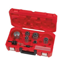Купити Набір коронок Holesaw BiM Contractor MILWAUKEE Set 2 (діаметри 19/22/25/29/32/35/38/44/51/57мм) (14шт) , пластиковий кейс. Офіційний магазин Мілвокі Україна, фірмова гарантія з доставкою по Украіні
