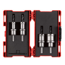Купити Набір коронок Holesaw TCT MILWAUKEE, для сталі/нержавіючої сталі (діаметри 16,20,25,32мм) (4шт), палстиковий кейс. Офіційний магазин Мілвокі Україна, фірмова гарантія з доставкою по Украіні