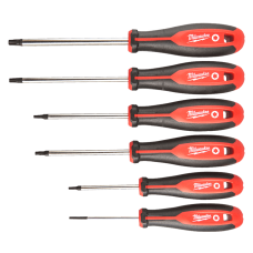 Купити Набір викруток магнітних з тригранною рукояткою MILWAUKEE TORX (6шт). Офіційний магазин Мілвокі Україна, фірмова гарантія з доставкою по Украіні
