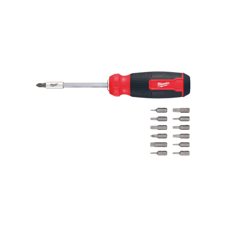 Купити Викрутка зі змінними вставками (TORX) MILWAUKEE, (14 в 1). Офіційний магазин Мілвокі Україна, фірмова гарантія з доставкою по Украіні