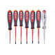 Купити Набір викруток ізольованих VDE MILWAUKEE, (7шт), (SL2,5/ SL3/ SL4/ PH2/ PZ1/PZ2 / викрутка-тестер). Офіційний магазин Мілвокі Україна, фірмова гарантія з доставкою по Украіні