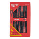 Купити Набір викруток ізольованих VDE MILWAUKEE, (7шт), (SL2,5/ SL3/ SL4/ PH2/ PZ1/PZ2 / викрутка-тестер). Офіційний магазин Мілвокі Україна, фірмова гарантія з доставкою по Украіні
