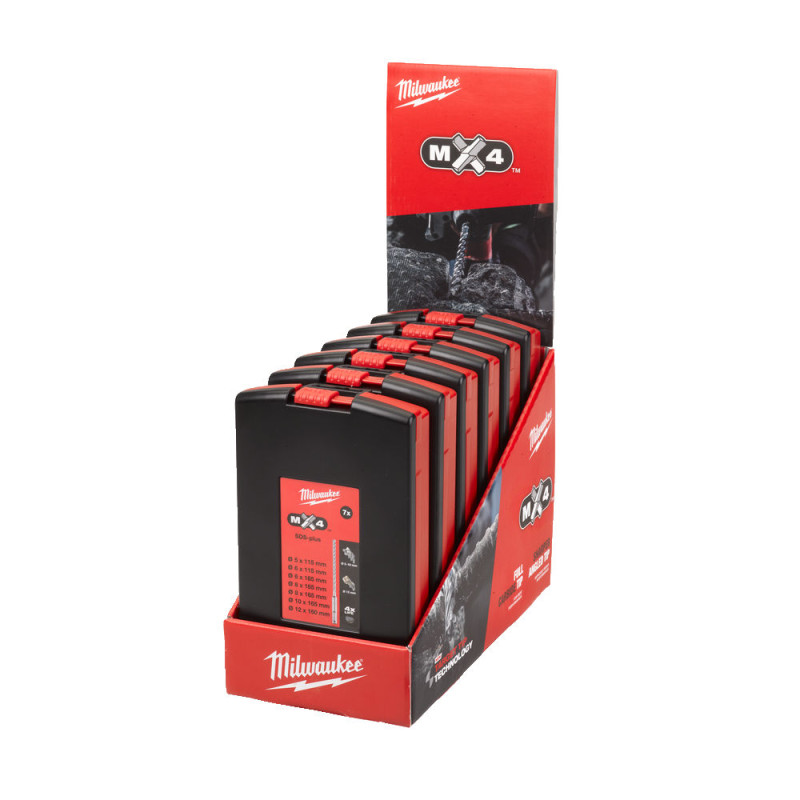 Купити SDS+ MX4 CD 6x7pc Set-1pc. Офіційний магазин Мілвокі Україна, фірмова гарантія з доставкою по Украіні