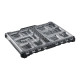 Купити Набір головок торцевих хромованих 1/2''+ 1/4'' PACKOUT MILWAUKEE, з тріскачкою, (63шт), пластиковий органайзер. Офіційний магазин Мілвокі Україна, фірмова гарантія з доставкою по Украіні