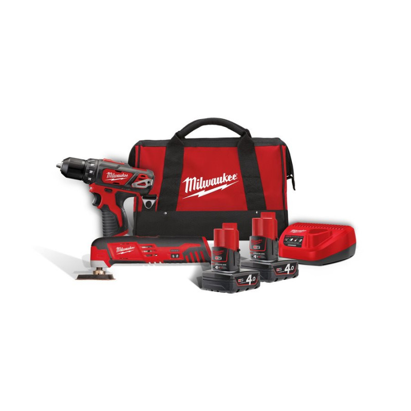 Купити Набір з двох інструментів M12 BPP2D-402B MILWAUKEE 4933441250. Офіційний магазин Мілвокі Україна, фірмова гарантія з доставкою по Украіні