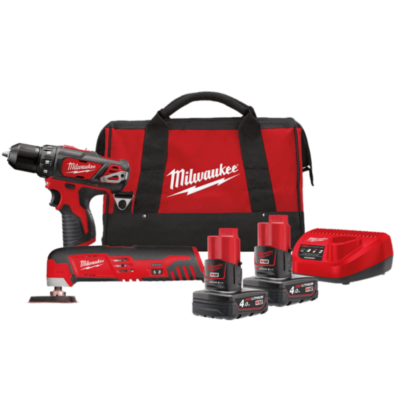 Купити Набір з двох інструментів M12 BPP2D-402B MILWAUKEE 4933441250. Офіційний магазин Мілвокі Україна, фірмова гарантія з доставкою по Украіні