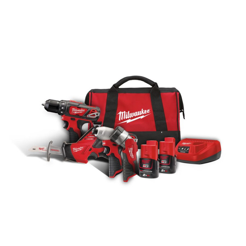 Купити Набор инструментов M12 ВPP4A-202B MILWAUKEE 4933441240. Офіційний магазин Мілвокі Україна, фірмова гарантія з доставкою по Украіні