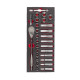 Купити Ложемент с головками хромованими та тріскачкой 1/2'' MILWAUKEE. (28шт) (45х178,5х417мм) для візків. Офіційний магазин Мілвокі Україна, фірмова гарантія з доставкою по Украіні
