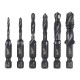 Купити Набір мітчиків-свердел HSS-G MILWAUKEE, (M3/M4/M5/M6/M8/M10) (6шт) пластиковий кейс. Офіційний магазин Мілвокі Україна, фірмова гарантія з доставкою по Украіні
