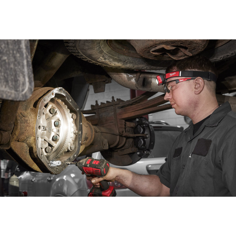 Купити Акумуляторний ліхтар налобний IR HL450 (Micro-USB) Milwaukee 450 люменів. Офіційний магазин Мілвокі Україна, фірмова гарантія з доставкою по Украіні