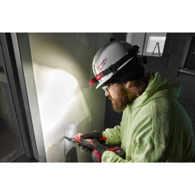 Купити Акумуляторний ліхтар налобний IR HL450 (Micro-USB) Milwaukee 450 люменів. Офіційний магазин Мілвокі Україна, фірмова гарантія з доставкою по Украіні
