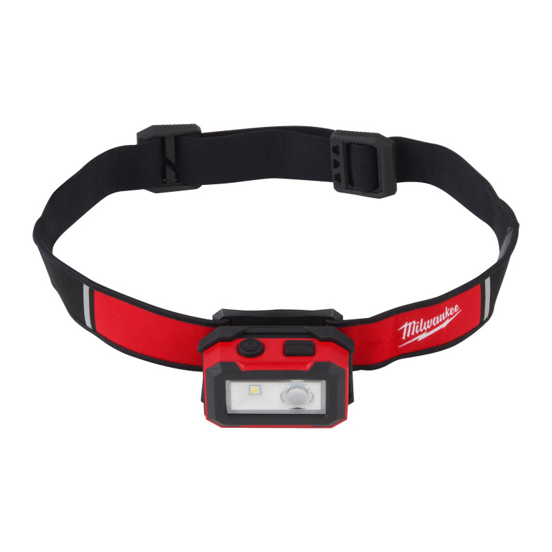 Купити Акумуляторний ліхтар налобний IR HL450 (Micro-USB) Milwaukee 450 люменів. Офіційний магазин Мілвокі Україна, фірмова гарантія з доставкою по Украіні