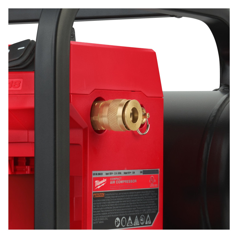 Купити Компрессор акумуляторний MILWAUKEE, M18 FAC-0 (ресивер 9,5л, 9,3 БАР). Офіційний магазин Мілвокі Україна, фірмова гарантія з доставкою по Украіні