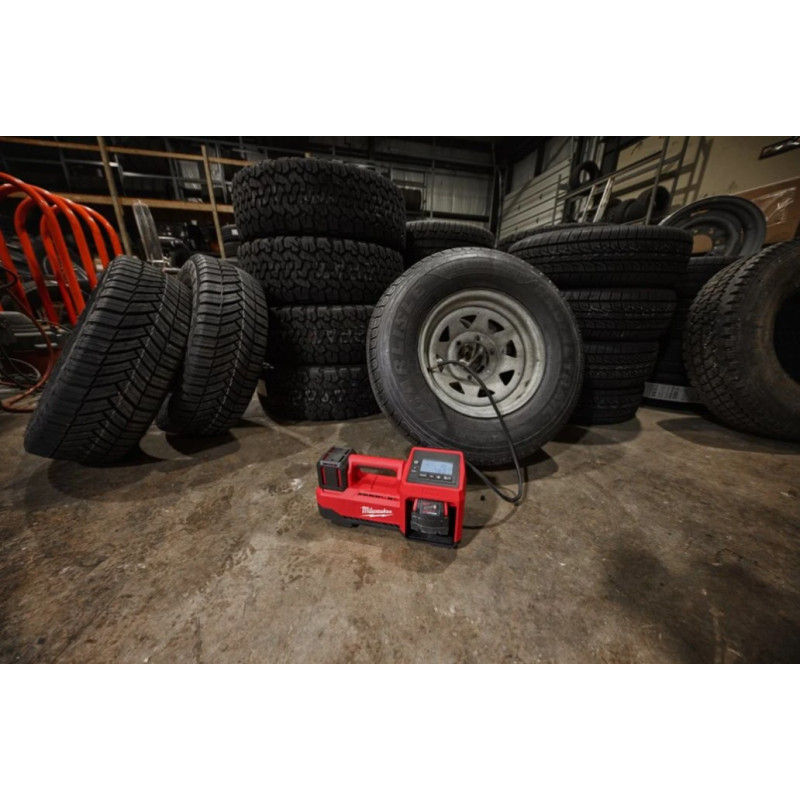 Купити Компрессор повітряний акумуляторний MILWAUKEE, M18 BI-0 (каркас). Офіційний магазин Мілвокі Україна, фірмова гарантія з доставкою по Украіні